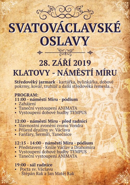 Svatováclavské oslavy 2019