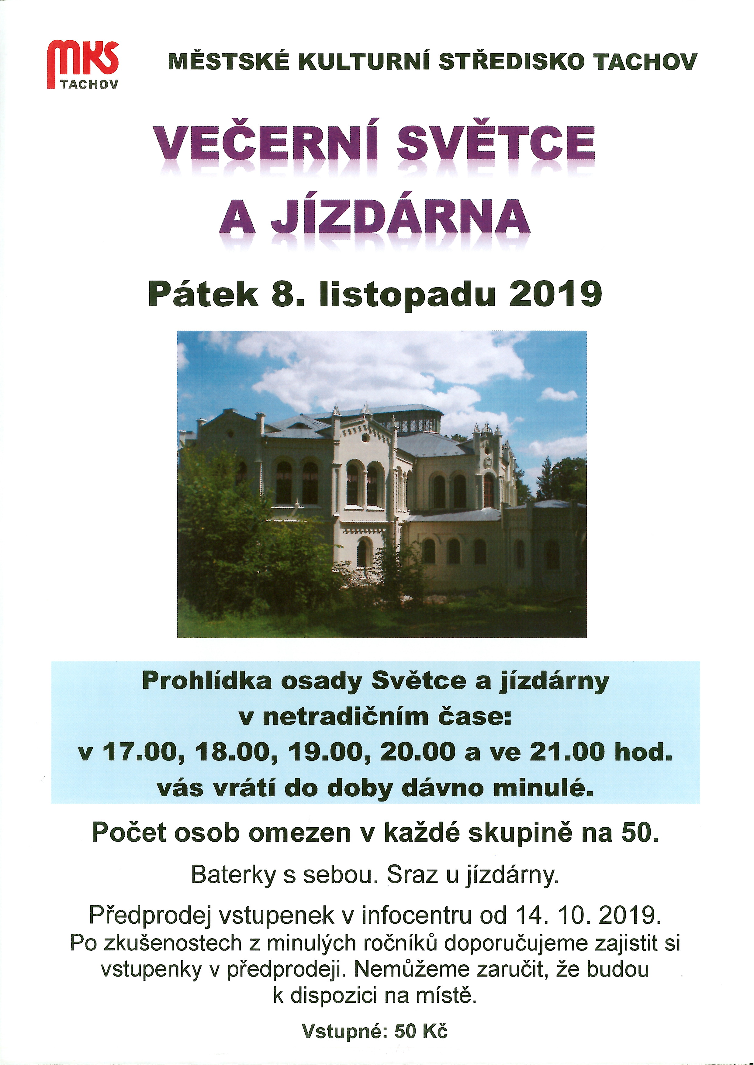 VEČERNÍ JÍZDÁRNA A SVĚTCE