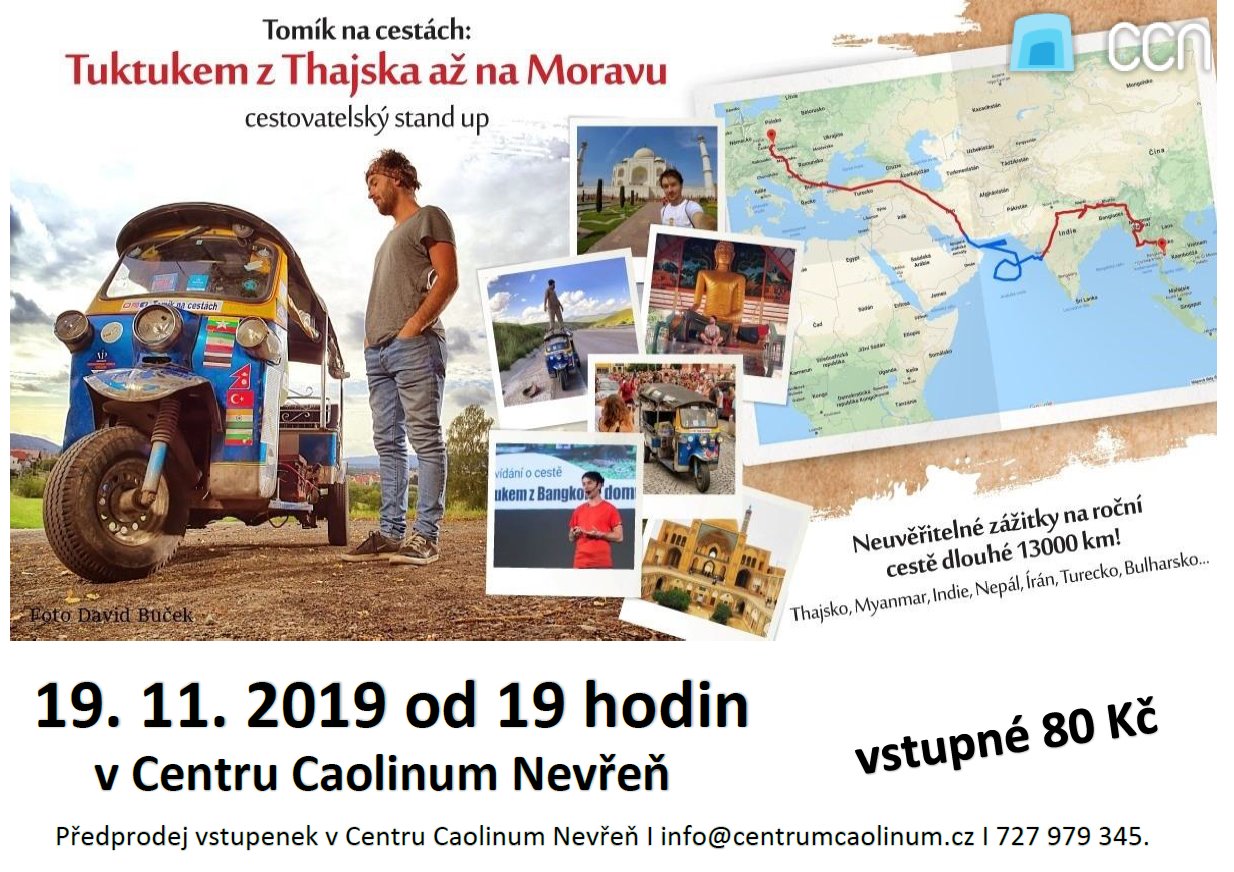 Cestovatelská beseda Tomáše Vejmoly