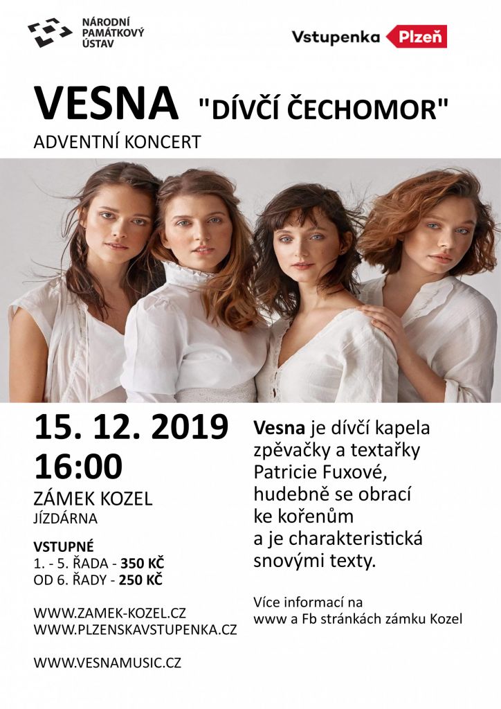 ADVENTNÍ KONCERT VESNA – „Dívčí Čechomor“